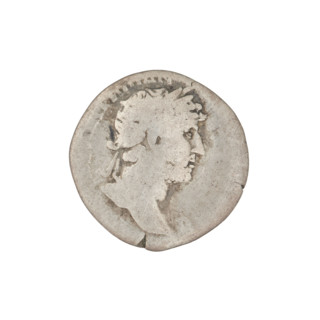 denarius; Hadrian (76–138; Roman emperor 117–138); Obv.: bust of Hadrian with laurel wreath facing