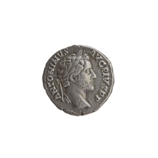 Denarius, Antoninus Pius (86–161; Roman emperor 138–161), issuer: Antoninus Pius — obverse: head of