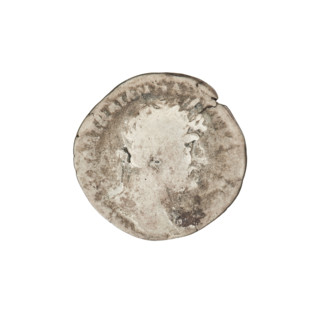 Denarius, Hadrian (76–138; Roman emperor 117–138). Obverse: Bust of Hadrian with laurel wreath