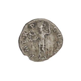 Denarius, Hadrian (76–138; Roman emperor 117–138). Obverse: Bust of Hadrian with laurel wreath