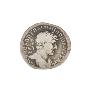 denarius, Hadrian (76–138; Roman emperor 117–138); Obv.: Bust of Hadrian with laurel wreath facing