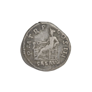 Denarius, Hadrian (76–138; Roman emperor 117–138). Obverse: Bust of Hadrian with laurel wreath