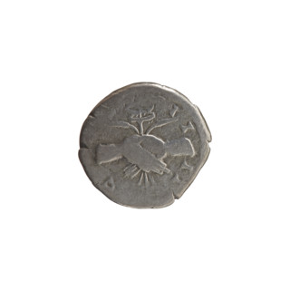 Denarius, Antoninus Pius (86–161; Roman emperor 138–161), c. 145–161. Obverse: Head of Antoninus