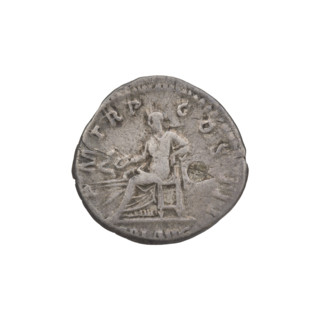 Denarius, Hadrian (76–138; Roman emperor 117–138). Obverse: Bust of Hadrian with laurel wreath