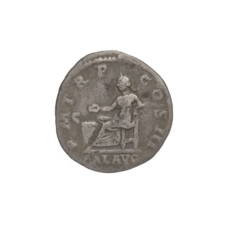 Denarius, Hadrian (76–138; Roman emperor 117–138). Obverse: Bust of Hadrian with laurel wreath