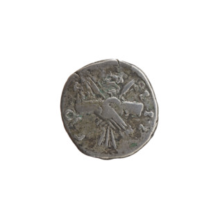 Denarius of Antoninus Pius (86–161; Roman Emperor 138–161), c. 145–161. Obverse: Head of Antoninus
