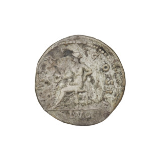 Denarius, Hadrian (76–138; Roman emperor 117–138). Obv.: Bust of Hadrian with laurel wreath facing