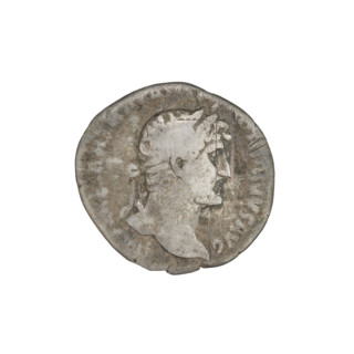 denarius, Hadrian (76–138; Roman emperor 117–138); Obverse: bust of Hadrian with laurel wreath
