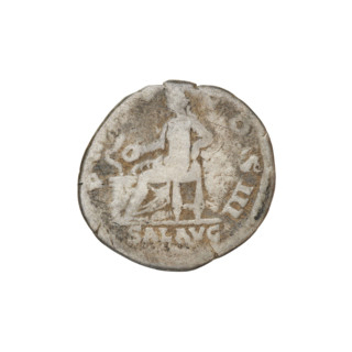 Denarius, Hadrian (76–138; Roman emperor 117–138). Obverse: Bust of Hadrian with laurel wreath