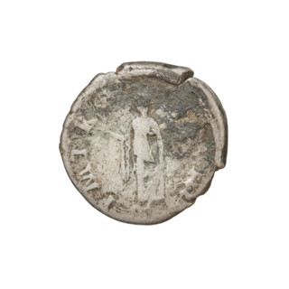 Denarius, Hadrian (76–138; Roman emperor 117–138), caducei, busts, laurel wreaths, Felicitas