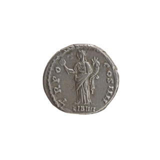 Denarius, Antoninus Pius (86–161; Roman emperor 138–161), issuer. Obverse: head of Antoninus Pius