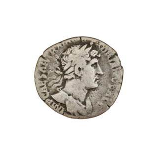 Denarius, Hadrian (76–138; Roman emperor 117–138). Obverse: bust of Hadrian with laurel wreath