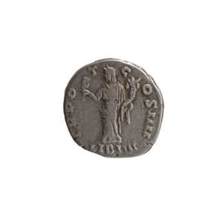 Denarius, Antoninus Pius (86–161; Roman emperor 138–161), issuer. Obverse: Head of Antoninus Pius