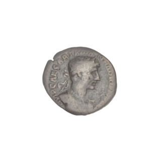 Hadrian (76–138; Roman emperor 117–138). Obverse: Bust of Hadrian with a laurel wreath facing