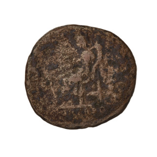 Hadrian (76–138; Roman emperor 117–138); Fortuna (personification). Coin (119–122, Rome, Roman
