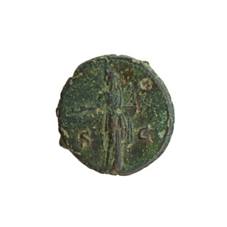Antoninus Pius (86–161; Roman emperor 138–161), issuer. Obverse: Head of Antoninus Pius in a laurel