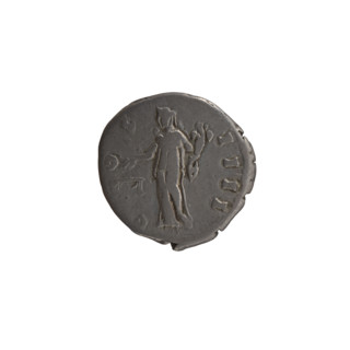 Denarius, Antoninus Pius (86–161; Roman emperor 138–161), issuer. Obverse: Head of Antoninus Pius