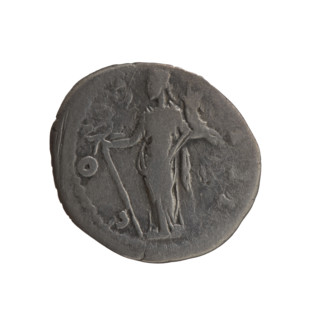 Denarius, Antoninus Pius (86–161; Roman emperor 138–161), issuer; obverse: head of Antoninus Pius