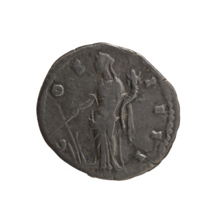 Denarius of Antoninus Pius (86–161; Roman emperor 138–161), struck 148–149. Obverse: head of