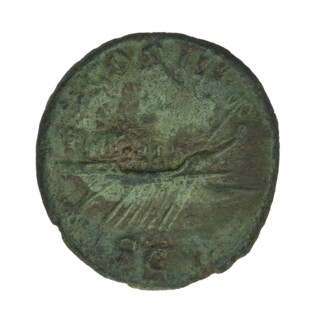 Hadrian (76–138; Roman emperor 117–138). Obverse: Bust of Hadrian with laurel wreath facing right;