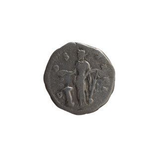Denarius, Antoninus Pius (86–161; Roman emperor 138–161), personifications; 148–149. Obverse: head