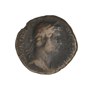 Hadrian (76–138; Roman Emperor 117–138). Coin (10.20 g), Rome, 134–138. Obverse: Bust of Hadrian