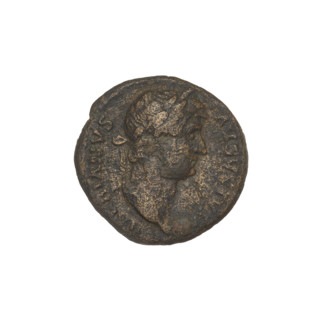 quarter, Hadrian (76–138; Roman emperor 117–138); obverse: bust of Hadrian right in a laurel