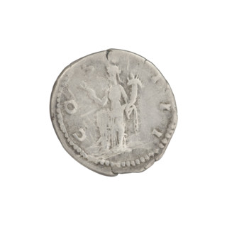 Denarius, Hadrian (76–138; Roman emperor 117–138). Obverse: head of Hadrian in laurel wreath facing