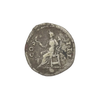 Denarius, Hadrian (76–138; Roman emperor 117–138). Obverse: head of Hadrian in laurel wreath facing