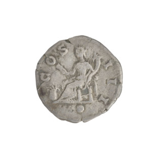 Denarius, Hadrian (76–138; Roman emperor 117–138). Obverse: head of Hadrian in laurel wreath facing