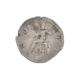 Denarius, Hadrian (76–138; Roman emperor 117–138). Obverse: head of Hadrian in laurel wreath facing