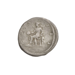 Denarius, Hadrian (76–138; Roman emperor 117–138). Obverse: head of Hadrian in laurel wreath facing