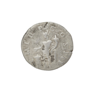 Denarius, Hadrian (76–138; Roman emperor 117–138). Obverse: head of Hadrian with laurel wreath