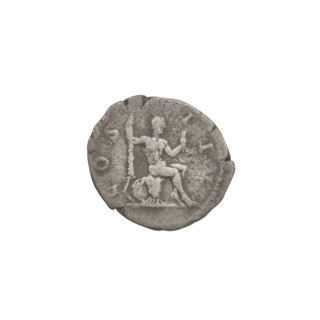 Denarius of Hadrian (76–138 CE), Roman emperor 117–138 CE. Obverse: head of Hadrian in laurel