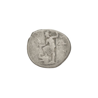 Denarius, Hadrian (76–138; Roman emperor 117–138). Obverse: head of Hadrian in laurel wreath facing