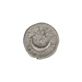 Denarius of Hadrian (76–138; Roman emperor 117–138). Obverse: head of Hadrian in laurel wreath