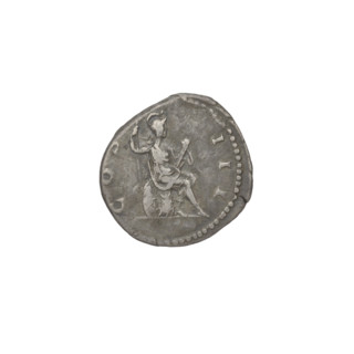 Denarius, Hadrian (76–138; Roman emperor 117–138). Obverse: head of Hadrian in laurel wreath facing