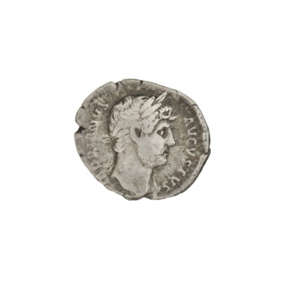 Denarius, Hadrian (76–138; Roman emperor 117–138). Obverse: head of Hadrian in laurel wreath facing
