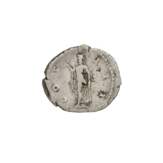 Denarius, Hadrian (76–138; Roman emperor 117–138). Obverse: head of Hadrian in laurel wreath facing