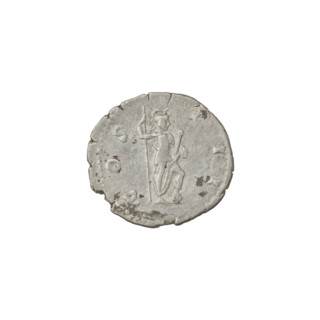 Denarius, Hadrian (76–138; Roman emperor 117–138). Obverse: head of Hadrian in laurel wreath facing