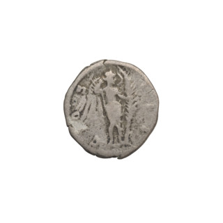 Denarius, Hadrian (76–138; Roman emperor 117–138). Obverse: head of Hadrian in laurel wreath facing
