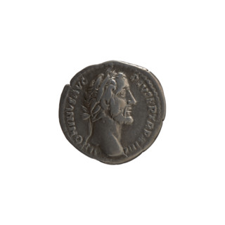 Denarius, Antoninus Pius (86–161; Roman emperor 138–161), issuer: Antoninus Pius. Obverse: Head of