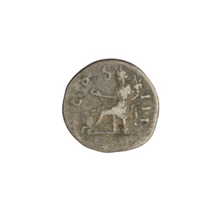 Denarius, Hadrian (76–138; Roman emperor 117–138). Obverse: head of Hadrian in laurel wreath facing