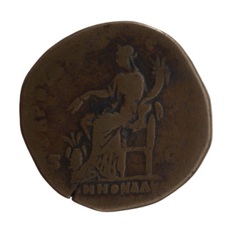Sestertius, Antoninus Pius (86–161; Roman emperor 138–161), issuer: Antoninus Pius. Obverse: Head