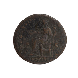 Antoninus Pius (86–161; Roman Emperor 138–161), issuer; head of Antoninus Pius in a laurel wreath
