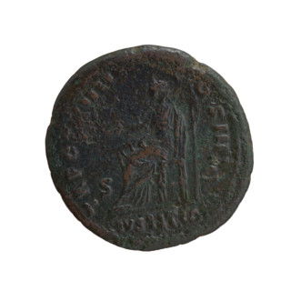 Antoninus Pius (86–161; Roman Emperor 138–161), issuer. Obverse: Head of Antoninus Pius in a laurel