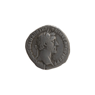 Denarius, Antoninus Pius (86–161; Roman emperor 138–161) — obverse: head of the emperor in a laurel