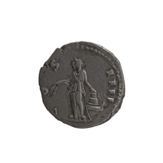 Denarius of Antoninus Pius (86–161; Roman emperor 138–161), ca. 152–153. Obverse: Head of Antoninus