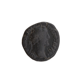 Denarius, Antoninus Pius (86–161; Roman emperor 138–161) — obverse: head of the emperor in a laurel