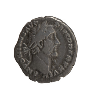 Denarius, Antoninus Pius (86–161; Roman emperor 138–161) (issuer). Obverse: Head of Antoninus Pius